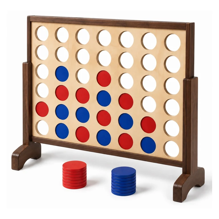 Regulation size solid wood cornhole set with eight all weather bags
